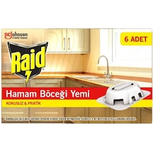 Raid Hamam Böceği Yemi 6’lı Her Tablet ile 3 Ay Koruma