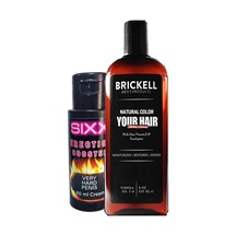 Brickell Şampuan Saçsakal Erkek Beyazıık Anti.white 237ml Ayrıca + Sıxx Erkeğe Özel Sertlikkremi 60 Ml - 100