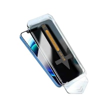 More Tr Apple Uyumlu iPhone 16e Hayalet Ekran Koruyucu Zore Süper Fast Anti-dust Privacy Toz Önleyici Temperli Ekran Film