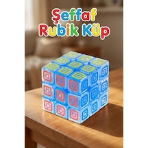 Şeffaf Zeka Küpü 3x3 Hızlı Ve Akıcı Mekanizma - Kristal Görünümlü Eğitici Akıl Ve Sabır Oyunu