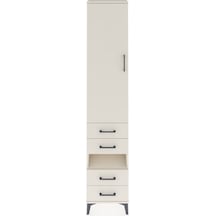 Arges Dolap 3 Raflı 4 Çekmeceli Tek Askılı 44x30x221 Aytaşı-a... Aytaşı