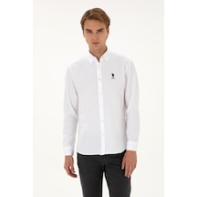 U.s. Polo Assn. Erkek Basic Gömlek 2225434 Beyaz