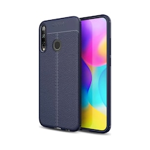 Huawei P40 Lite Uyumlu E Kılıf Auto Focus Kapak - Lacivert