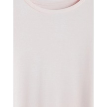 Lc Waikiki Pembe Bisiklet Yaka Oversize Kadın Spor Tişört