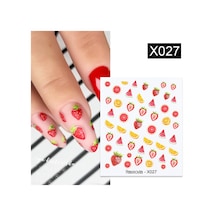 Su Transferli Nail Art Sticker X027 49831-27