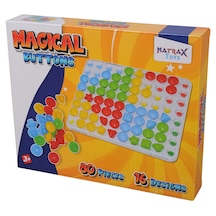 Matrax Oyuncak Sihirli Düğmeler 80 Parça