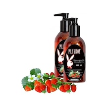 Hubrendy Sh Playboy Strawberry Massage Oil 2 Adet Çilek Aromalı Vücut Masaj Yağı