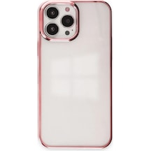 Newface - 915 - İphone 13 Pro Max Kılıf Element Silikon - Csmo-tex - - Pembe
