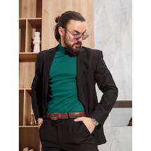 Rontıss Erkek Balıkçı Yaka Kazak 351190550 Zümrüt