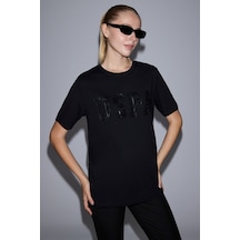 U.S. Polo Assn. U.s. Polo Assn. Kadın Siyah Tişört Basic 50321690-vr046