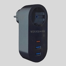 2 Usb,1 Type-c Girişli 1'li Çocuk Korumalı,ısıya Karşı Dayanıklı 2500watt Termal Akım Korumalı Priz Diğer