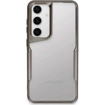 Samsung Galaxy S24 Kılıf Boyi Silikon Kapak - Titan Gri