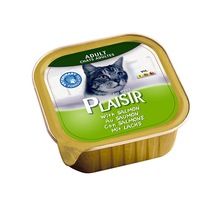 Plaisir Somonlu Pate Yetişkin Kedi Yaş Maması 100 G