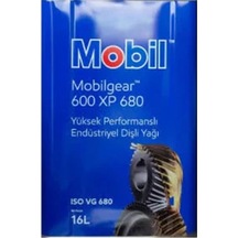 Mobilgear 600 XP 680 Iso VG 680 Endüstriyel Dişli Yağı 16 L