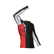 Dosmai Dijital Baskılı Uzun Kollu Rashguard Siyah Kırmızı Rg071 Beyaz - Kırmızı