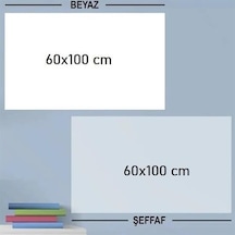 Bakgelal Ders Çalışma Yazı Tahtası Manyetik Duvar Stickerı 100x60 Cm Genel