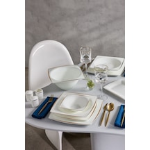 Karaca  Fine Pearl Agate 58 Parça 12 Kişilik Yemek Takımı Gold