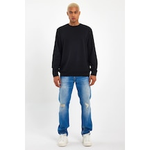 Süperlife Erkek Bisiklet Yaka Regular Fit İnce Sweatshirt Spr 20k30 Siyah Süperlife Erkek Bisiklet Yaka Regular Fit İnce Sweatshirt Spr 20k30 Siyah