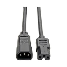 2 Metre 3x1.5mm² C14 To C15 Güç Kablosu Iec Uzatma Power Kablosu