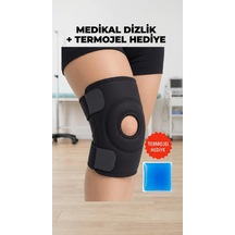 Buğz Dizlik Destekli Diz Korsesi Menisküs Koruyucu Termojel Hediyeli