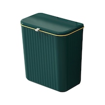 Sones 9l Mutfak Askılı Atık Kutusu Kapaklı Sürgülü Kapaklı Lavabo Altı Çöp Kutusu Yeşil