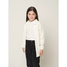 Sıgnora Style Kız Çocukları İçin Okul Hırka 174562162 Beyaz