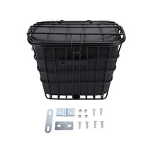 Suntek Bisiklet Depolama Sepeti Metal Tel Astarlı Çanta Siyah