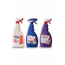 Sık Ve Sil 500 Ml + Su Tutmayan Camsil 500 Ml + Wc Banyo Temizliği 500 Ml 3’lü Set