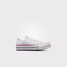 Converse Chuck Taylor All Star Eva Lift Canvas Platform Çocuk Beyaz Sneaker Düz 372862c Beyaz