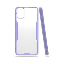 Samsung Galaxy  Uyumlu,  M31 Kılıf Platin Silikon - Lila