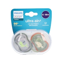 Philips Avent Ultra Air Erkek Bebek Emzik, 6-18 Ay 2'li Set Erkek Çok Renkli