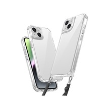 Nihcase Apple Uyumlu iPhone  13 Kılıf Köşelerden Darbeye Dayanıklı Snap Boyun Askılı Kılıf