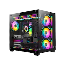 Gametech Prime V2 Tuş Kontrollü Rgb Fan Gaming Bilgisayar Kasası (7 x 120 Mm)