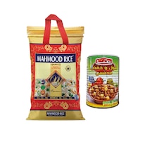 Mahmood Rice Basmati Pirinç 4 KG + Hana Bakla ve Nohut Konserve 400 G