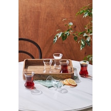 Karaca  Vefa 6lı Çay Bardağı Seti 130 Ml