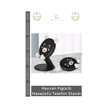 Telefonstandı Sevimli Hayvan Tasarım Ergonomik Katlanabilir Tablet Figürlü Masaüstü Telefon Standı