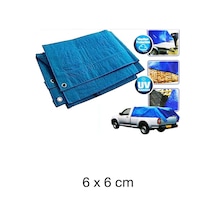 6 X 6 Ebatlı Branda Mavi
