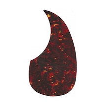 Alice A025b Akustik Gitar Pickguard - Siyah Aksesuar - Gövde Koruyucu Siyah Renk, Kendinden Yapışkanlı, Çizilmeye Karşı Dayanıklı Pvc Yapı Uyum: Standart Akustik Gitar Gövdeleri