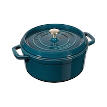 Staub Döküm Tencere Akdeniz Mavisi 24 Cm