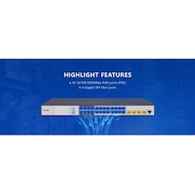 Foredge 24port S5700-24gp-4fr Gıgabıt 4-sfp Layer3 Yönetilebilir Swıtch