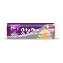 Ekonomik Büzgülü Vanılya Çöp Torbası Orta 15