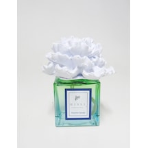 Missi 220 Cc Degrade Mavi Şişe Çiçek Seramik Taşlı Yasemin Sandal Oda Kokusu