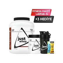 Just Nutrition Fitness Paketi - Large 5 + 3 Hediye Protein Tozu + Arjinin Çikolata - Tarçınlı Sahlep - Yeşil Elma