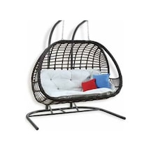 Makrome&Tasarım Çift Kişilik Rattan Salıncak (515472054) Kahverengi