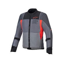 Alpinestars St-2 Air Korumalı Motosiklet Montu Gri Kırmızı Siyah