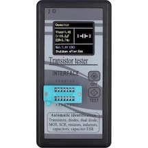 Vkemall Transistör Test Cihazı Npn Pnp Transistör Diyot Direnç Endüktör Kapasitans Mos S Siyah