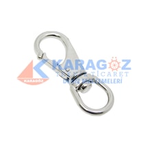 KROM FIRDÖNDÜLÜ KARABİNA 24MM