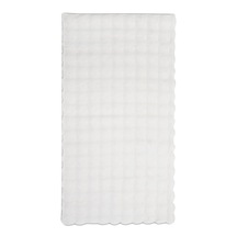 Yünteks Bubble Kabartmalı Peluş Post Halı 120x180 Krem