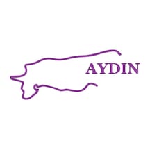 Aydın Harita Araba Sticker 17x17 Cm Mor