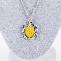 Harry Potter Kolye Çelik Kolye Gryffindor Hufflepuff Ravenclaw Slytherin Çok renkli
